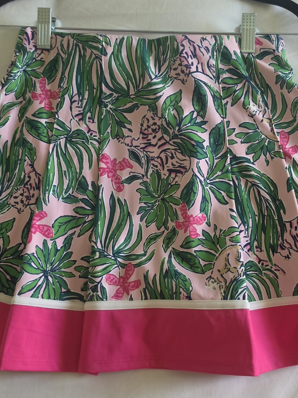 Lilly Pulitzer Pink Luxetic Cilia High Rise Skort